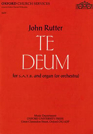Te Deum SATB Choral Score cover Thumbnail